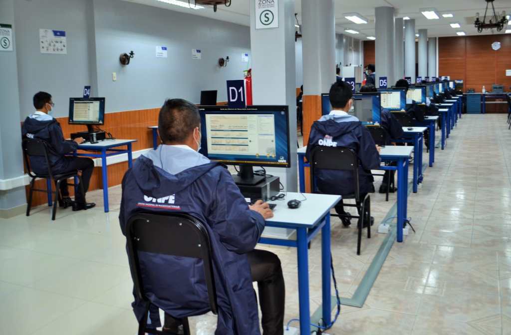 ODPE Lambayeque realiza simulacro de sistema de cómputo para elecciones generales del próximo domingo 11 de&nbsp;abril
