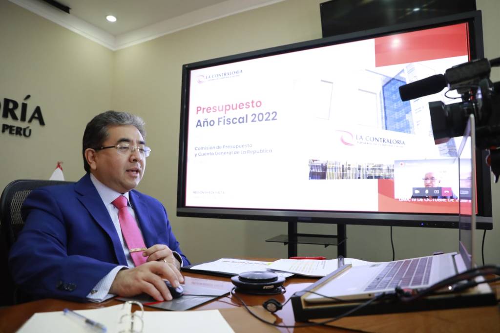 Contraloría prevé ejecutar más de 30 mil servicios de control durante el 2022 anunció Nelson Shack al sustentar presupuesto de ese&nbsp;organismo