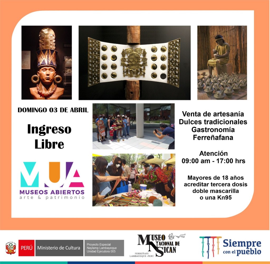 Con Expo Feria Artesanal, el Museo Nacional de Sicán, en Ferreñafe, recibirá a visitantes el domingo 3 de&nbsp;abril