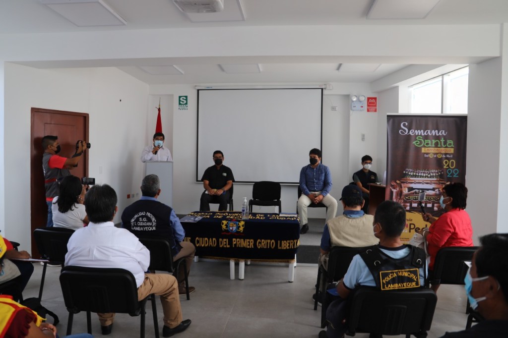 Comité provincial de seguridad ciudadana presentó plan «Semana Santa Segura 2022» en&nbsp;Lambayeque