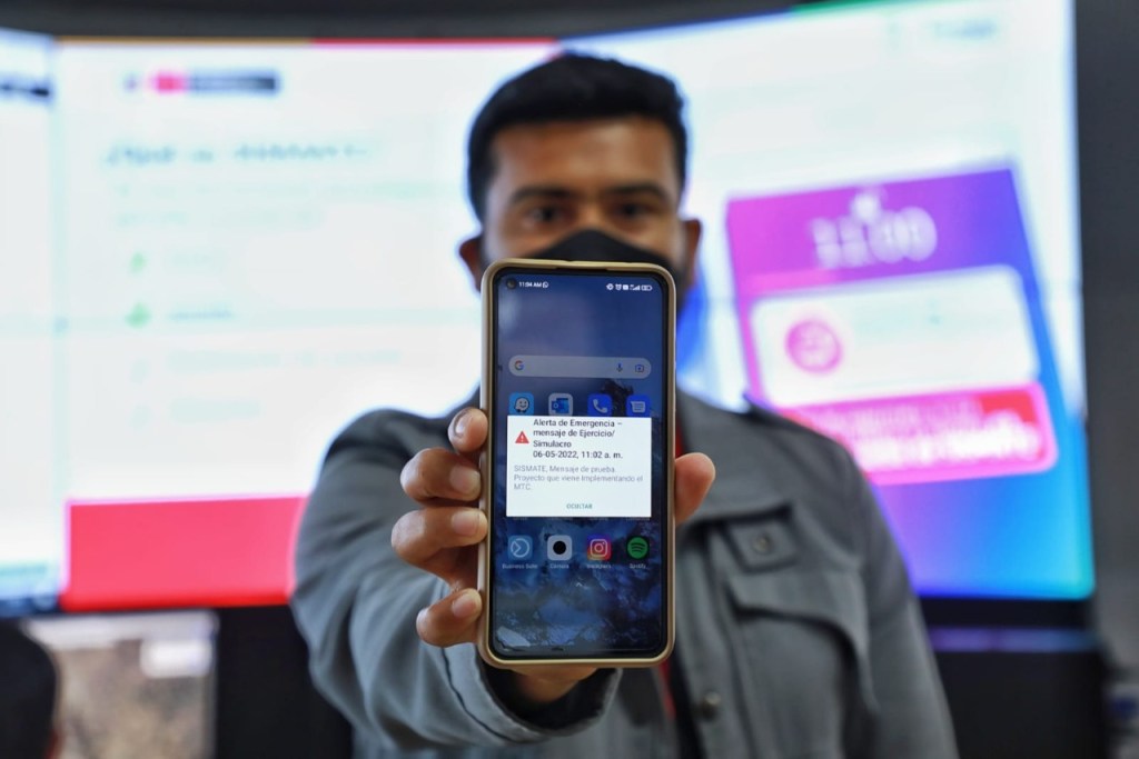 Más de 20 millones recibieron en su celular una prueba del Sistema de Alerta Temprana (Sismate) en todo el país y a fines de mayo se hará otra ante posibles&nbsp;desastres