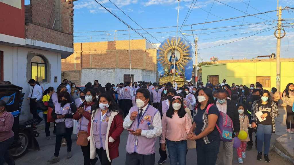 Imagen del Divino Niño del Milagro de Ciudad Eten recorre en procesión recordando 373 años de su aparición en la hostia consagrada