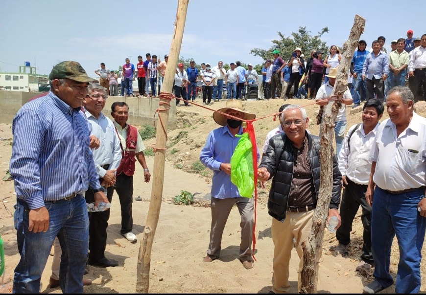 Con 20 millones revestirán 10 kilómetros de canal de riego para beneficiar a 15 mil familias de Túcume, Íllimo, Pacora y Jayanca