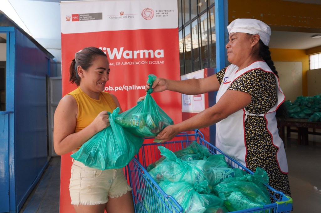 Escuelas públicas lambayecanas inician distribución de alimentos de Qali Warma para consumo de&nbsp;escolares