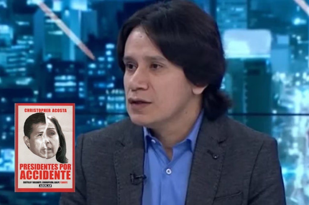El periodista Christopher Acosta, presentará mañana en Chiclayo su libro “Presidentes por accidente”