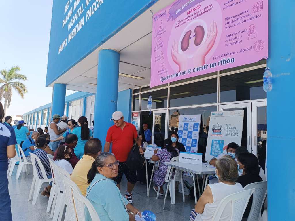 EsSalud Lambayeque realiza campaña preventiva por el Día Mundial del&nbsp;Riñón
