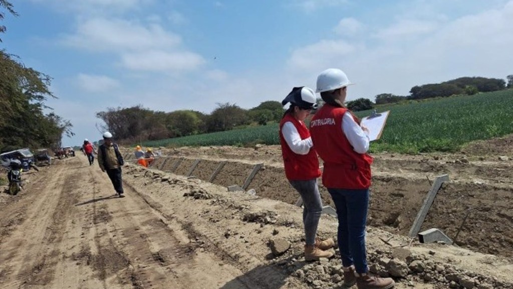 Advierten pagos por partidas no ejecutadas y deficiencias en obra de riego en&nbsp;Chiclayo