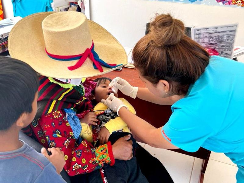 Unos 22 mil niños solo tienen primera dosis contra la polio. Invocan a padres llevarlos a&nbsp;vacunar