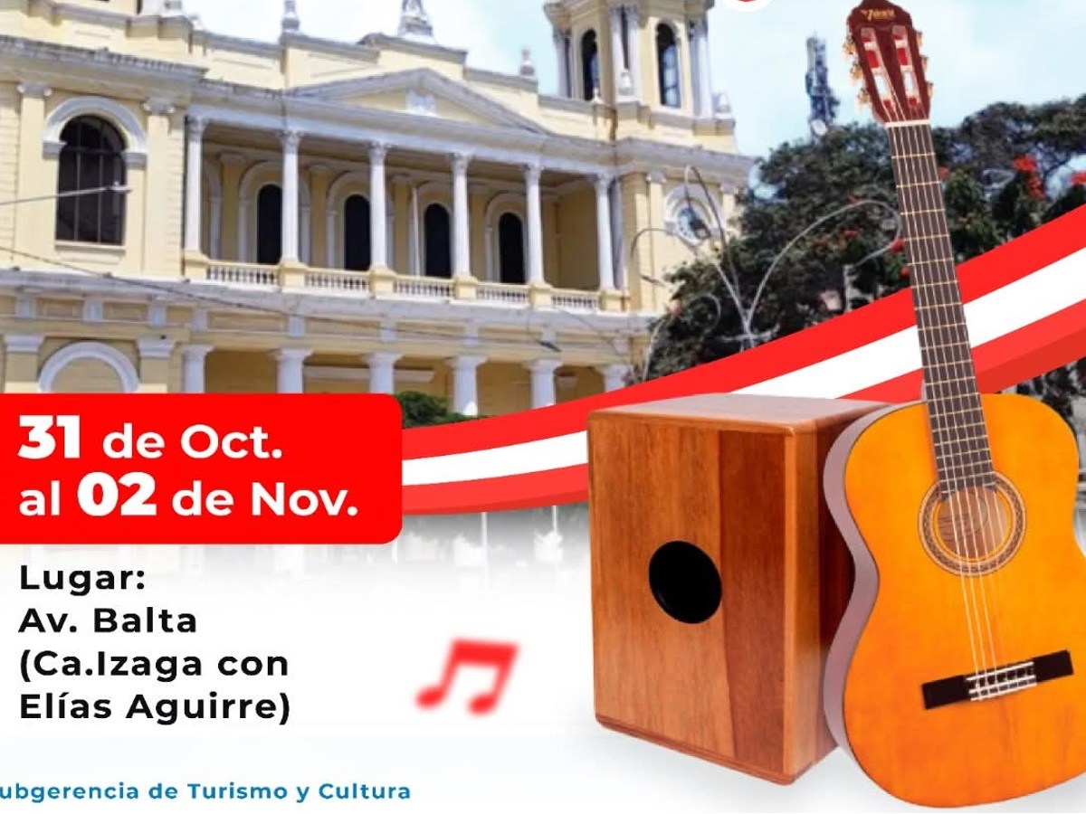 Chiclayo celebra el Día de la canción criolla con «Festival» de tres&nbsp;días