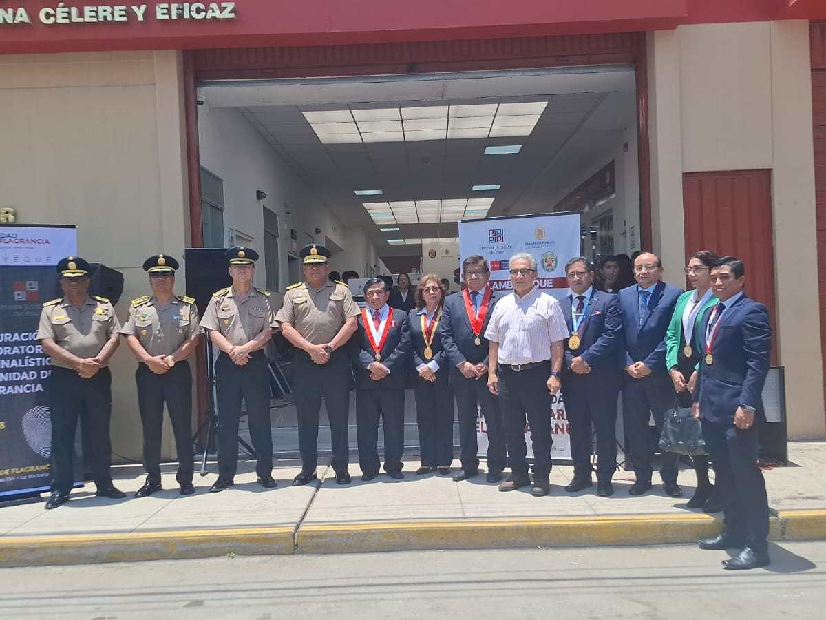 Resaltan que Unidad de Flagrancia de Lambayeque ha registrado 6236 casos ingresados y 5469&nbsp;resueltos