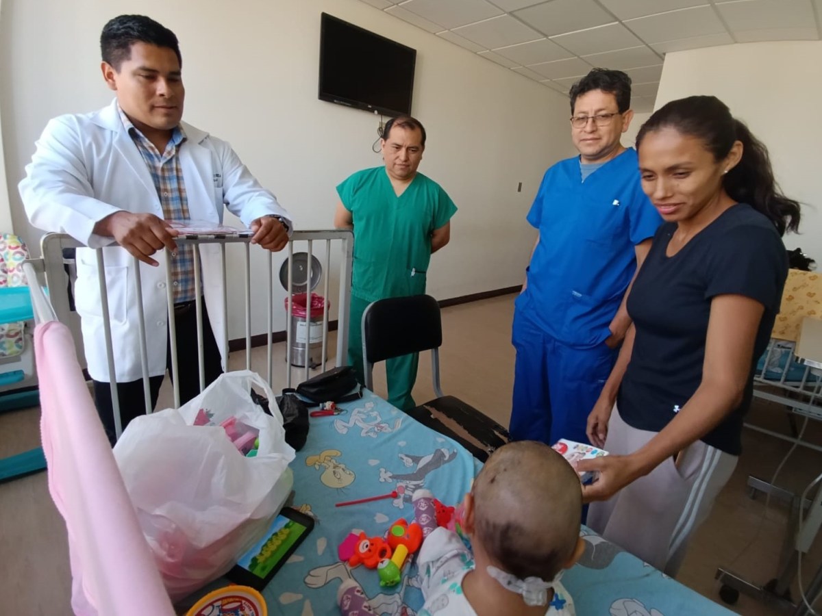 En Hospital Regional Lambayeque practican exitosa cirugía craneal en bebé de 10&nbsp;meses