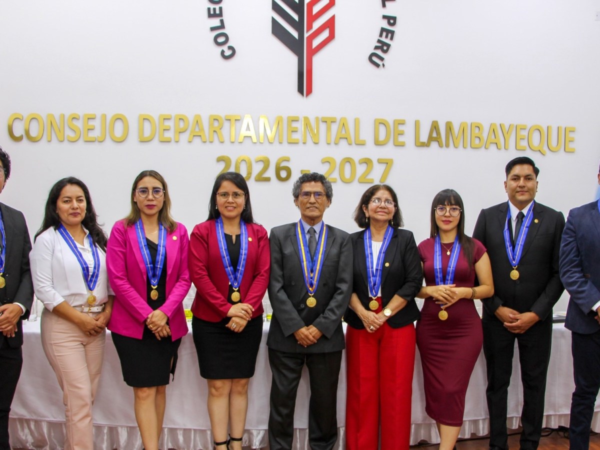 Larcery Díaz asume el Colegio de Periodistas de Lambayeque con énfasis en ética e&nbsp;IA